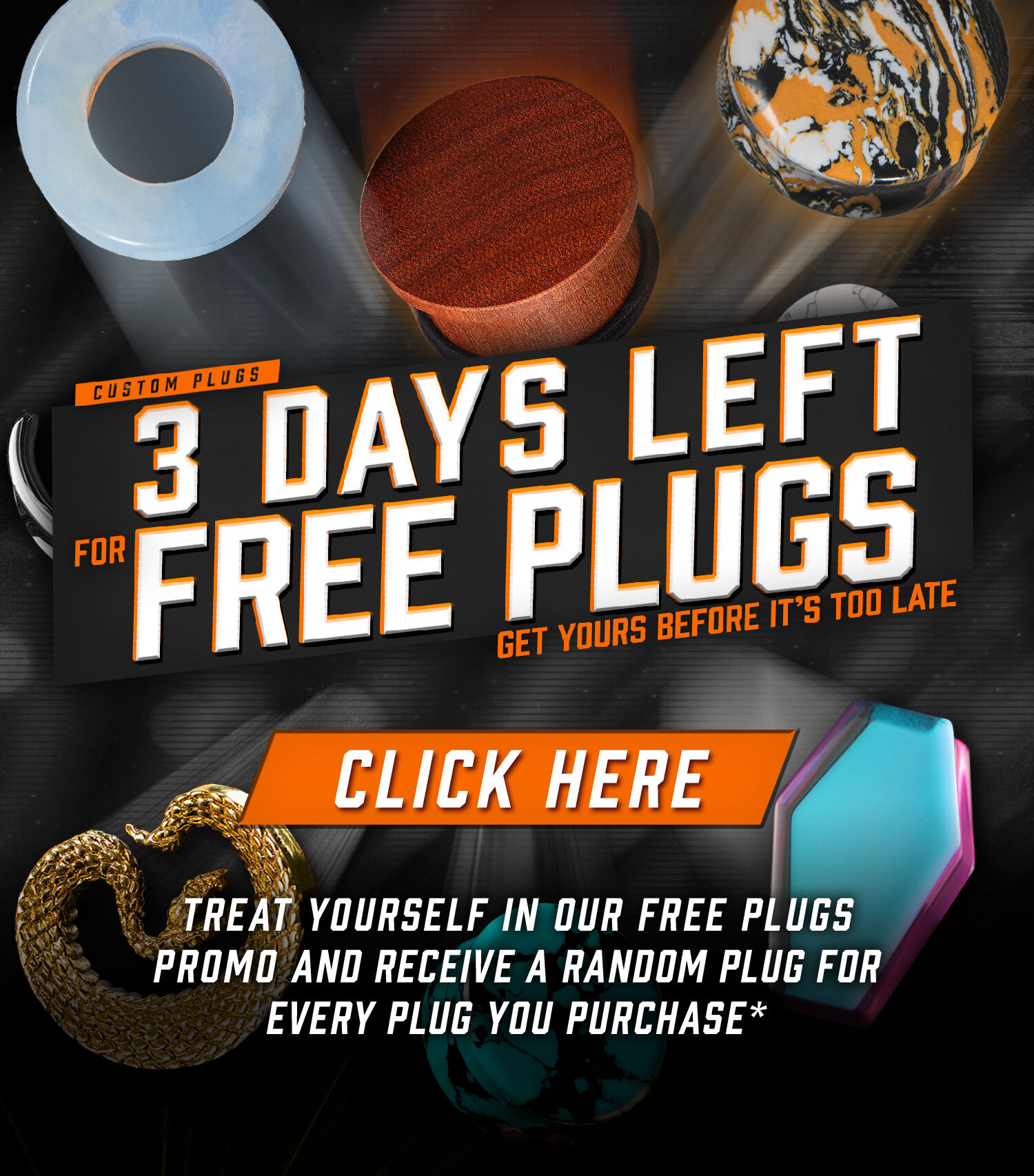 Get Free Plugs All This Week!