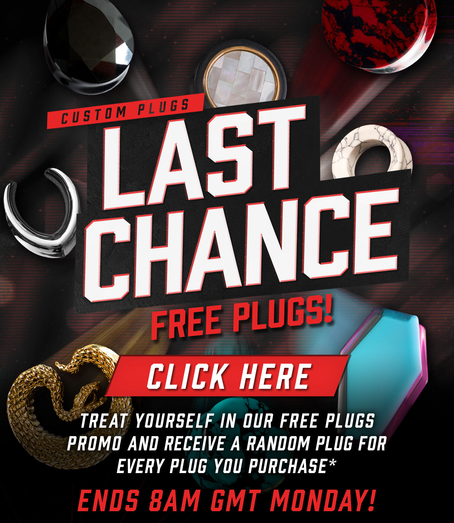 Get Free Plugs All This Week!