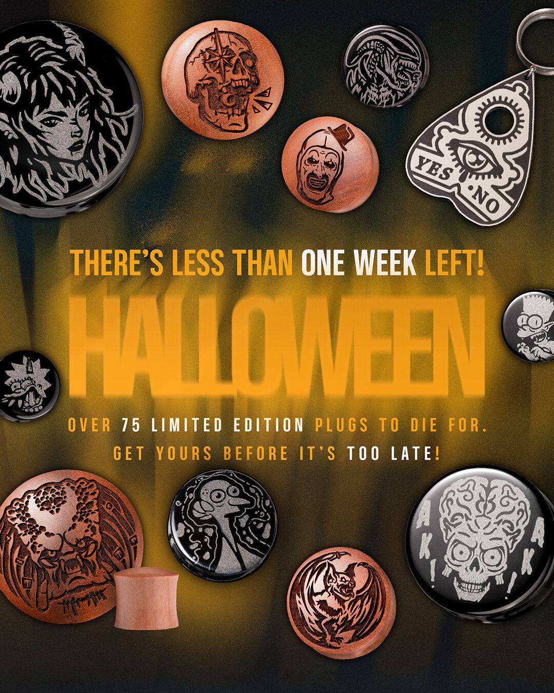 Halloween Plugs Are Here For Less Than A Week!