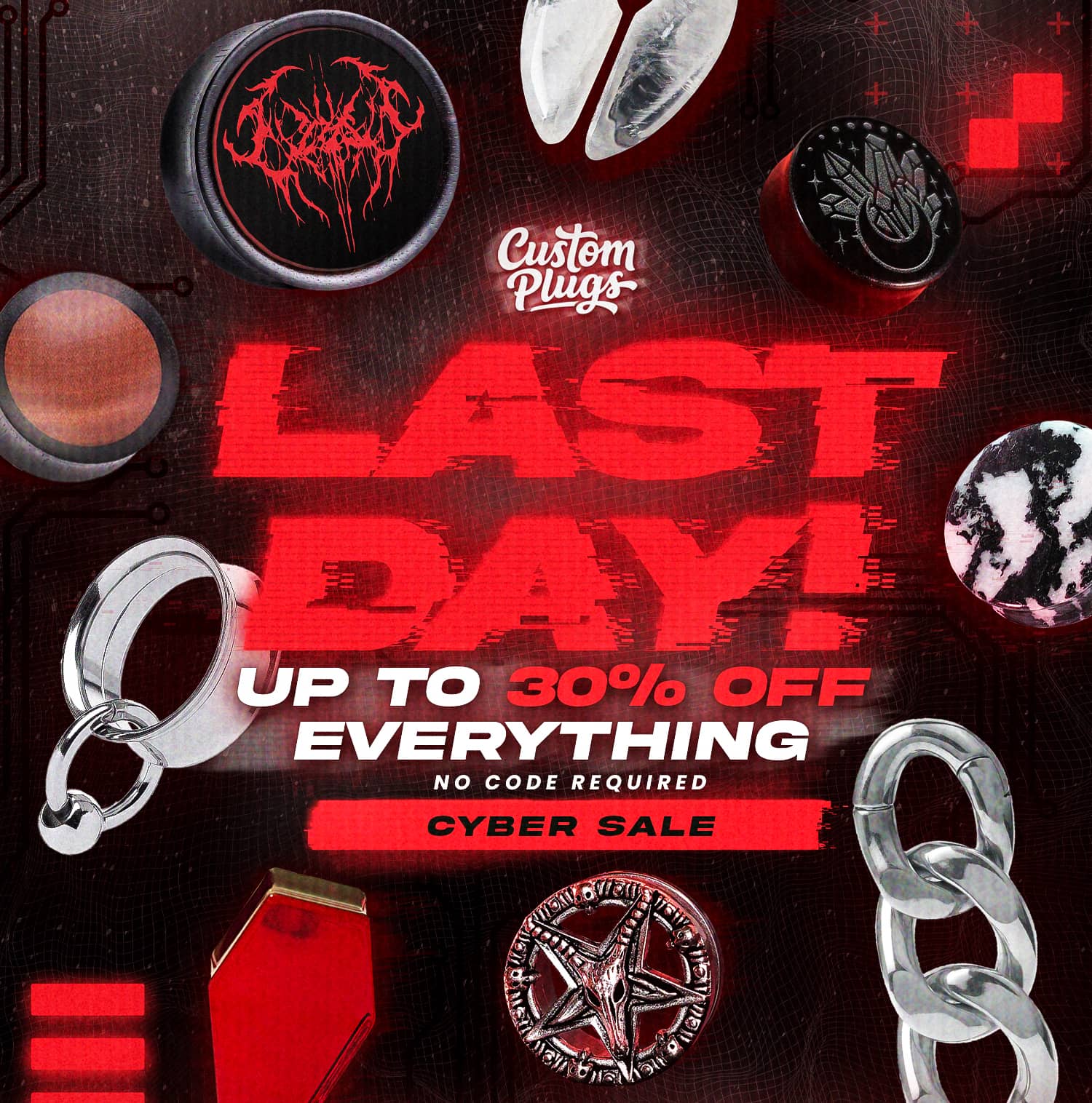 CYBER SALE - UP TO 30% OFF EVERYTHING